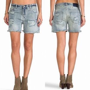 Ksubi x Revolve NWT Boyfriend Shorts in Midnight and Dusted Size 31